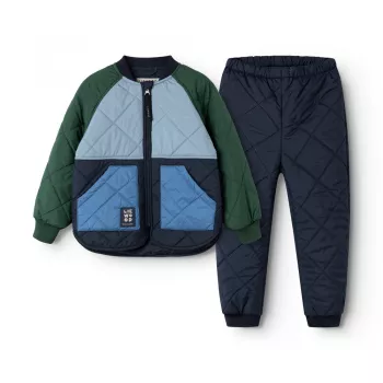 Costum termo pentru copii - Zella - Classic navy multi mix 2026 - Liewood