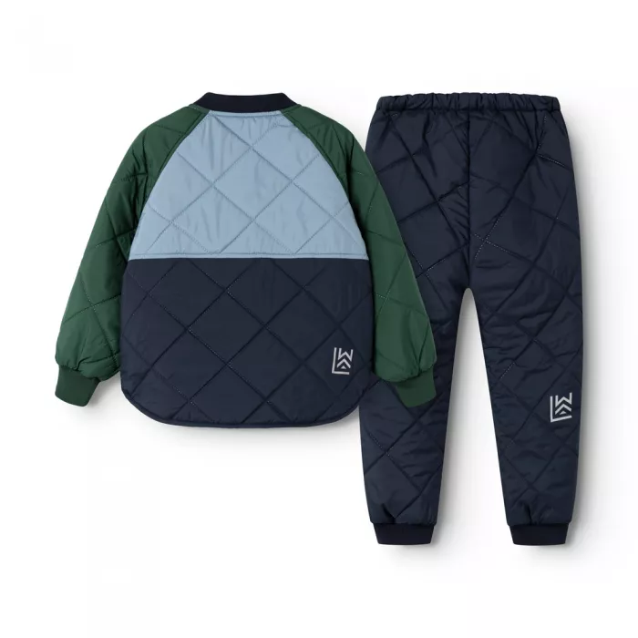Costum termo pentru copii - Zella - Classic navy multi mix 2026 - Liewood