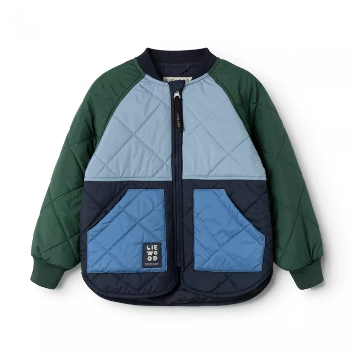 Costum termo pentru copii - Zella - Classic navy multi mix 2026 - Liewood