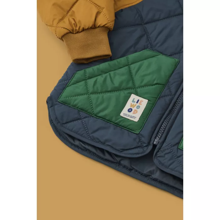 Costum termo pentru copii - Zella - Classic navy multi mix - Liewood