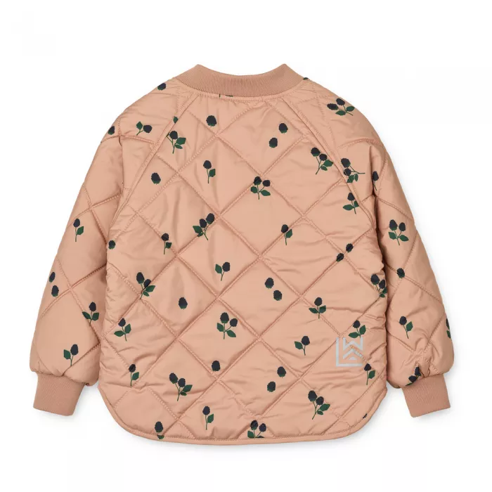 Costum termo pentru copii - Zella - Berry / Pale tuscany / Embroidery - Liewood