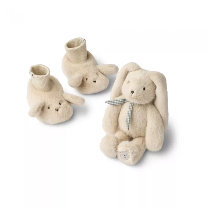 Set cadou pentru bebelusi Basim Rabbit Baby - Mist - Liewood