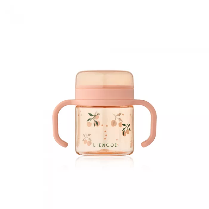 Cana pentru gustari din tritan Enyo - Peach / Sea shell - Liewood