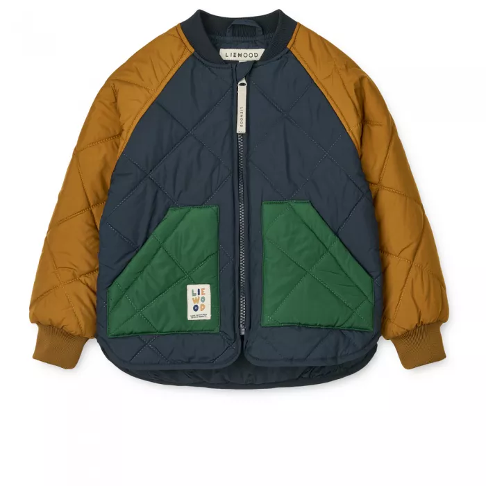 Jacheta termo pentru copii - Zella - Classic navy multi mix - Liewood