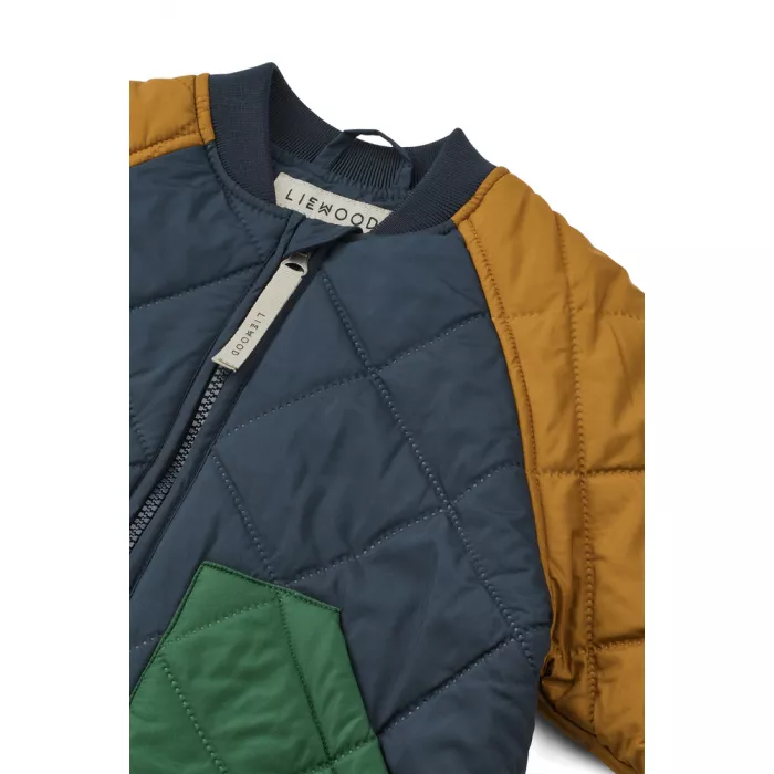 Jacheta termo pentru copii - Zella - Classic navy multi mix - Liewood