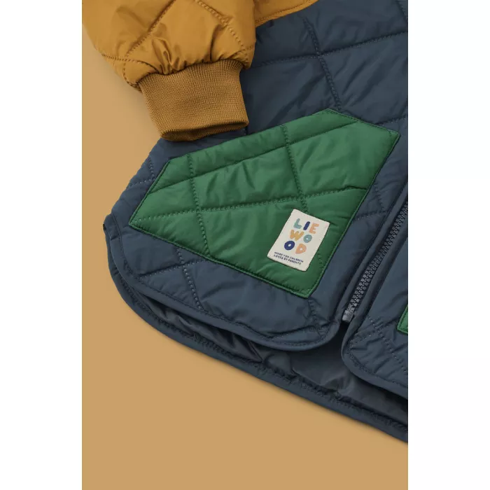 Jacheta termo pentru copii - Zella - Classic navy multi mix - Liewood
