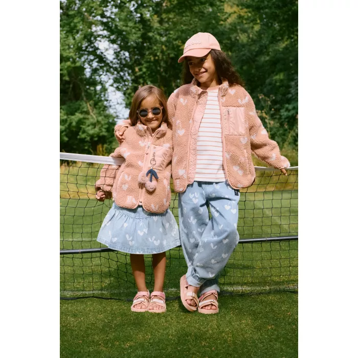 Fusta din denim Dayla - Sweethearts / light blue denim - Liewood