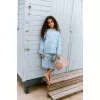 Fusta din denim Dayla - Sweethearts / light blue denim - Liewood
