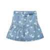 Fusta din denim Dayla - Sweethearts / light blue denim - Liewood
