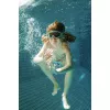 Ochelari de inot Kerem - Peppermint / Garden green - Liewood
