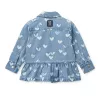 Camasa oversize din denim Kenza - Sweethearts / light blue denim - Liewood