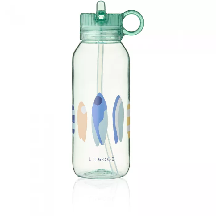 Sticla pentru apa din tritan Yang - 500 ml - Boards / Light peppermint - Liewood
