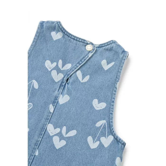 Fusta denim Angelica - Sweethearts / light blue denim - Liewood