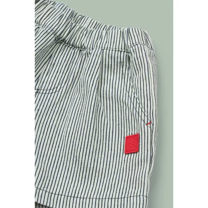 Pantaloni scurti din denim Borrisa - Classic navy / Creme de la creme - Liewood