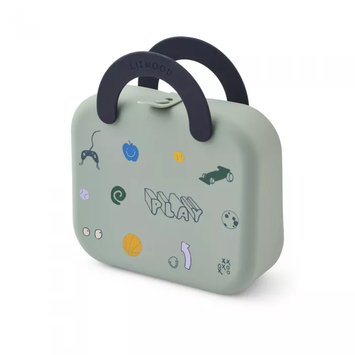 Caserola cu manere Elara - Play / Dusty Peppermint - Liewood
