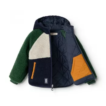Jacheta reversibila pentru copii - Jackson - Garden green multi mix - Liewood