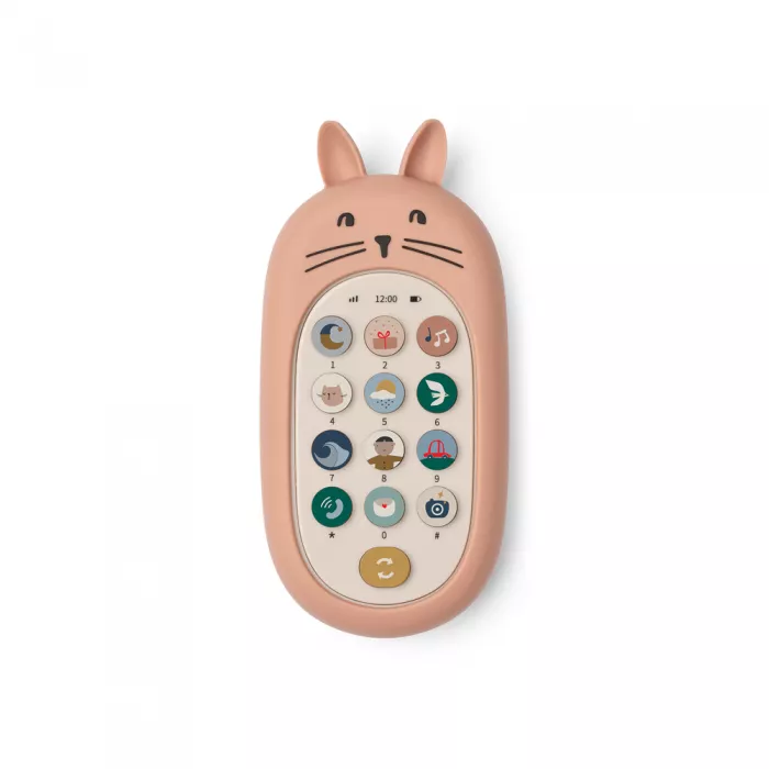 Telefon Interactiv Iepuras Fidi - Pale Tuscany - Liewood