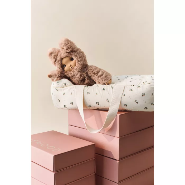 Babynest/Babylift pentru papusi Melisse - Mini Me Peach / Seashell - Liewood
