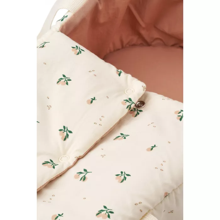 Babynest/Babylift pentru papusi Melisse - Mini Me Peach / Seashell - Liewood