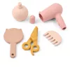 Set de coafor din silicon pentru papusi Ellery - Pale tuscany multi mix - Liewood
