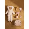 Set de coafor din silicon pentru papusi Ellery - Pale tuscany multi mix - Liewood