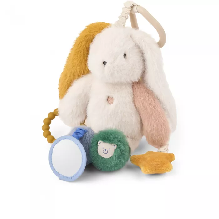 Jucarie senzoriala pentru bebelusi Angelina - Rabbit - Sandy multi mix - Liewood