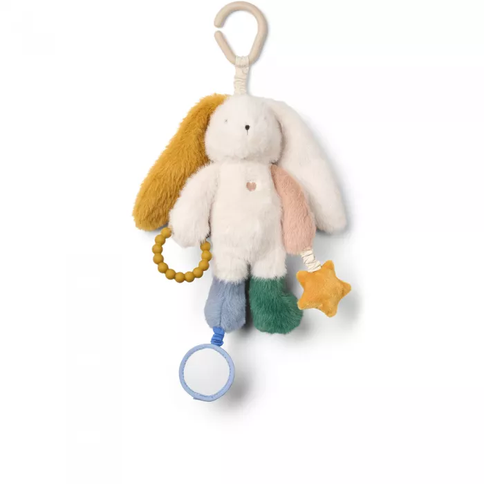 Jucarie senzoriala pentru bebelusi Angelina - Rabbit - Sandy multi mix - Liewood