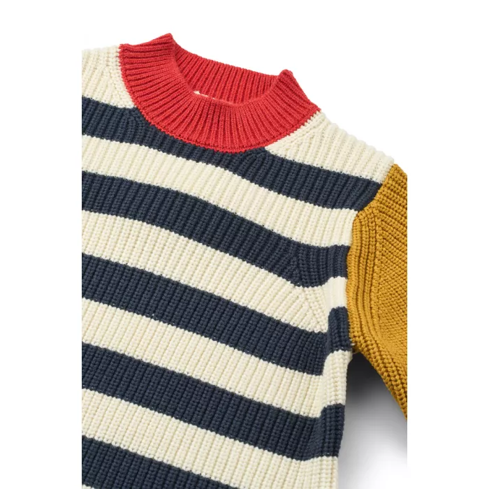 Bluza tricotata din bumbac Levi - Yuzy multi mix - Liewood