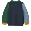 Cardigan tricotat din bumbac Thea - Classic navy multi mix - Liewood