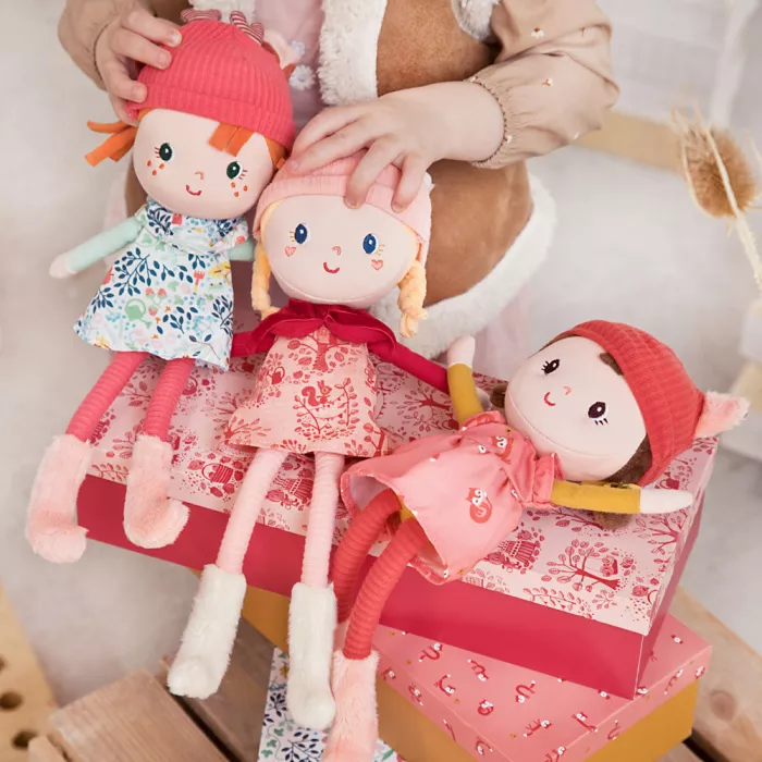 Papusa textila in cutie cadou - Lena - Lilliputiens
