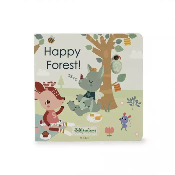 Carte senzoriala cu sunete - Happy Forest - Lilliputiens