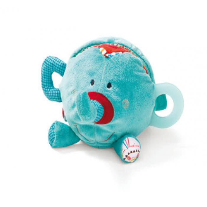 Cub soft cu activitati pentru bebelusi - Elefantul Albert - Lilliputiens Cub soft cu activitati pentru bebelusi - Elefantul Albert - Lilliputiens