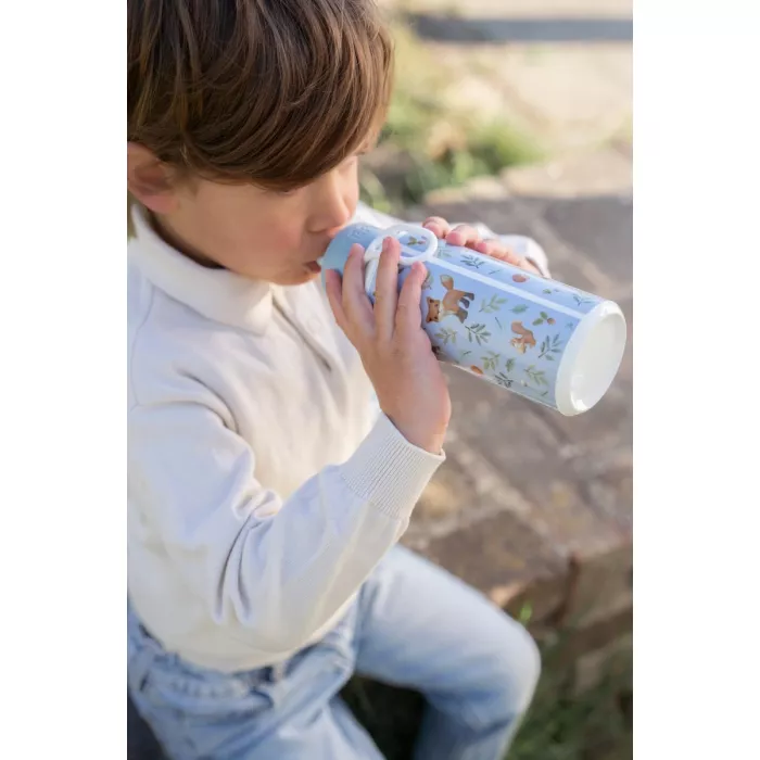 Sticla cu pop-up - 400 ml - Forest Friends - Little Dutch
