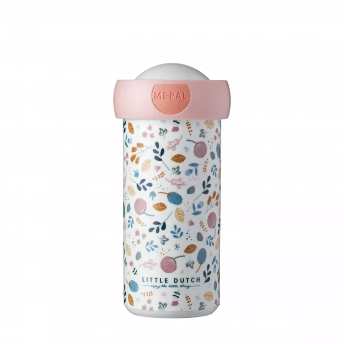 Sticla cu capac - 300 ml - Spring Flowers - Little Dutch