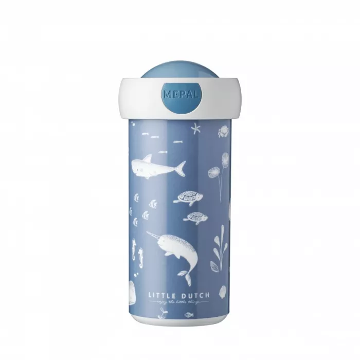 Sticla cu capac - 300 ml - Ocean - Little Dutch