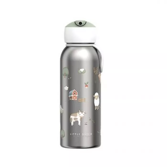 Sticla termos din otel inoxidabil - 350 ml - Little Farm - Little Dutch