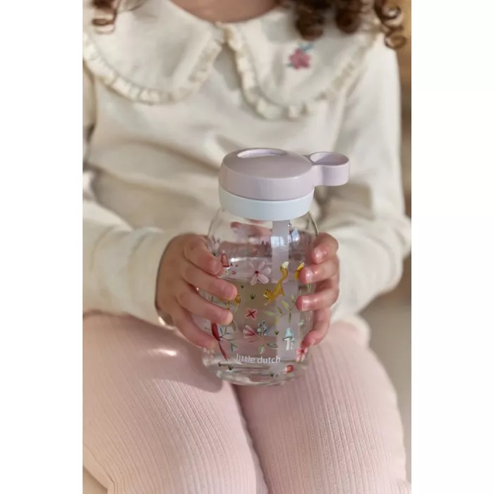 Sticla de apa cu pai - 450 ml - Fairy Wonders - Little Dutch