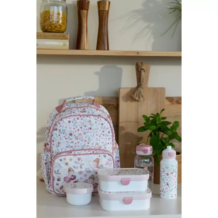 Sticla de apa cu capac flip Campus - 600 ml - Fairy Garden - Mepal