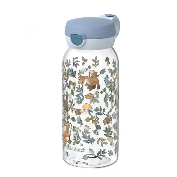 Sticla de apa cu capac flip Campus - 600 ml - Forest Friends - Mepal