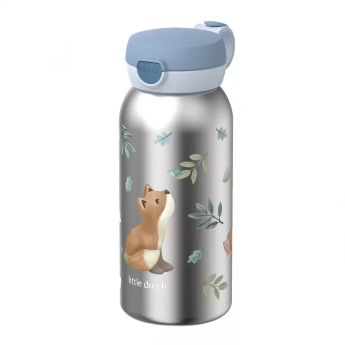 Sticla din inox cu capac flip Campus 600 ml Fairy Wonders - Little Dutch