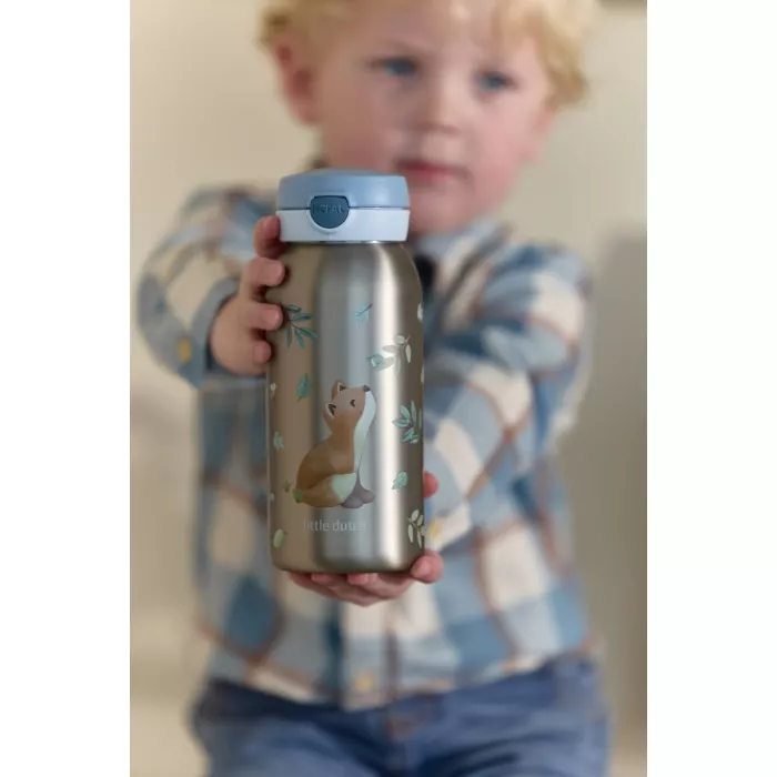 Sticla din inox cu capac flip Campus 600 ml Fairy Wonders - Little Dutch