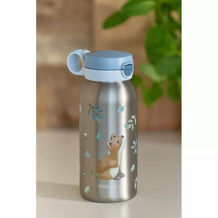 Sticla din inox cu capac flip Campus 600 ml Fairy Wonders - Little Dutch