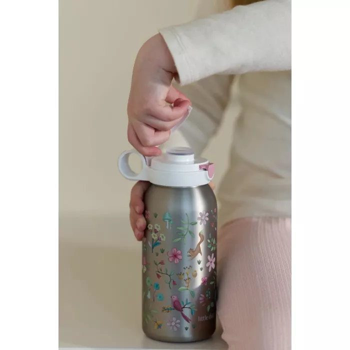 Sticla din inox cu capac flip 600 ml Fairy Wonders - Little Dutch