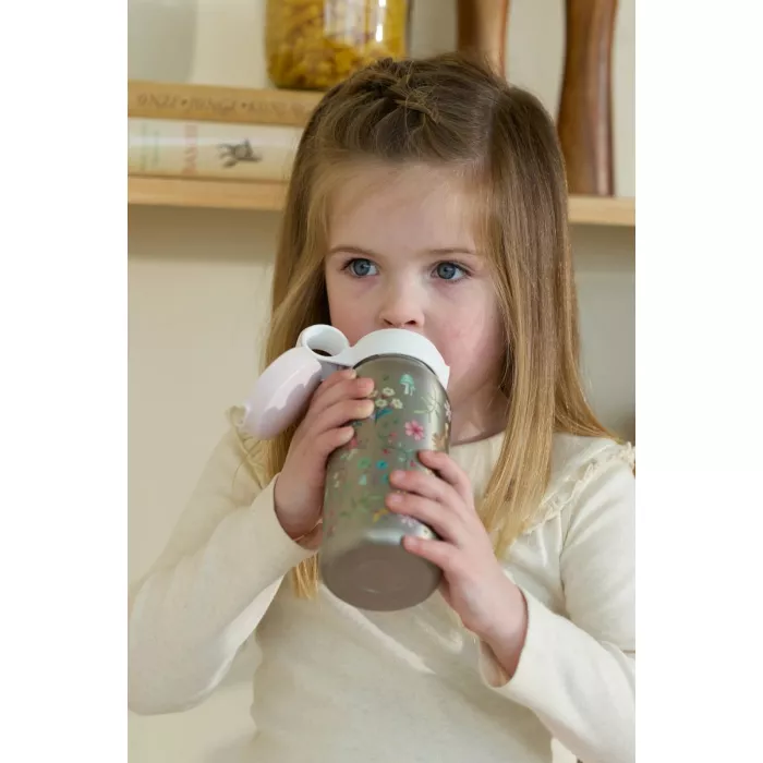 Sticla din inox cu capac flip 600 ml Fairy Wonders - Little Dutch
