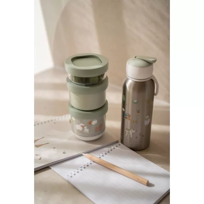 Caserola stivuibila Mio - set 3 bucati - Little Farm - Little Dutch
