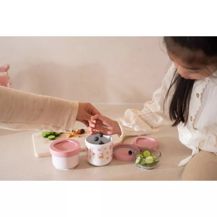 Caserola stivuibila Mio - set 3 bucati - Fairy Garden - Little Dutch