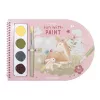 Carte pentru pictat cu acuarele incluse - Fairy Garden - Little Dutch