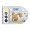Carte pentru pictat cu acuarele incluse - Forest Friends - Little Dutch
