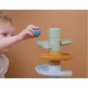 Jucarie pentru bebelusi - Turn spirala cu mingi - Albastru - Little Dutch