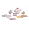 Set metalic pentru ceai - Flowers & Butterflies - Little Dutch